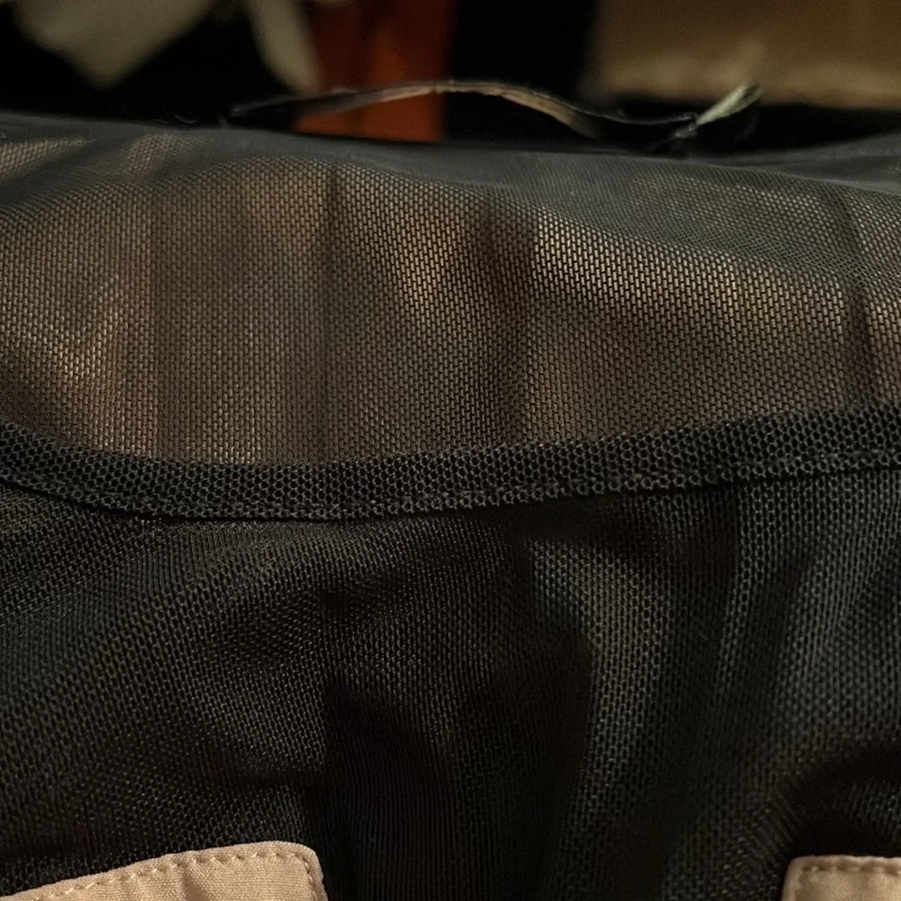 Ark & Co. sz S‎ pleated mini dress black stretch net sheer top